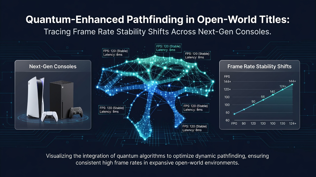 Quantum pathfinding algorithms visualized on next-gen console hardware during open-world rendering tests